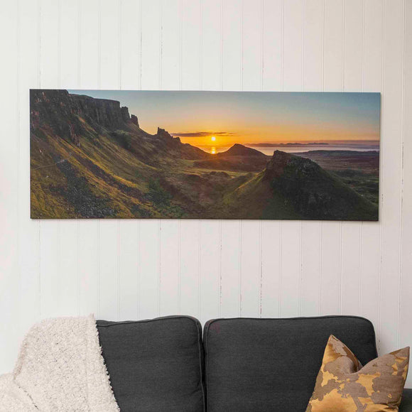 Applecross Photographic Gallery Image XL Canvas 80"x36" The Quiraing The Quiraing