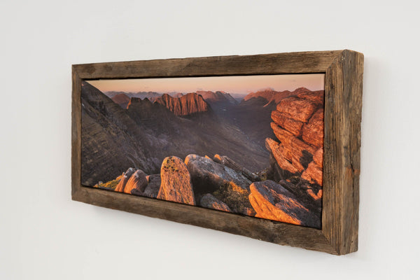 My Store Image Canvas / Small 22x8" / Floating Post Beinn Alligin Sunset, Photographed By Jack Marris