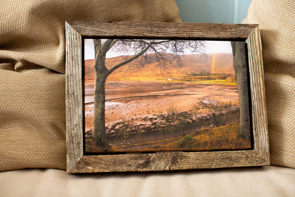 My Store Image Medium Canvas 24"x16" Applecross Bay Rainbow