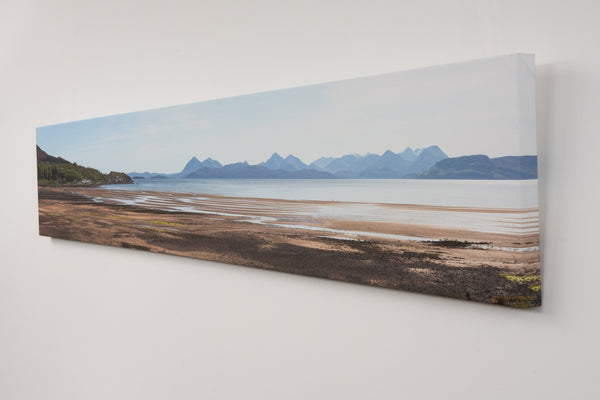 My Store Image Medium Canvas 50"x8" Spring Tide On Applecross Bay