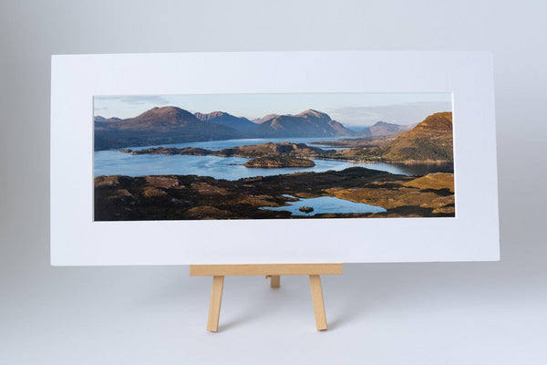 My Store Image Mounted Print Sunset over Shieldaig and the Torridon hills