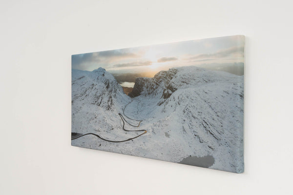 My Store Medium Canvas 40"x16" The Bealach na Ba in Winter