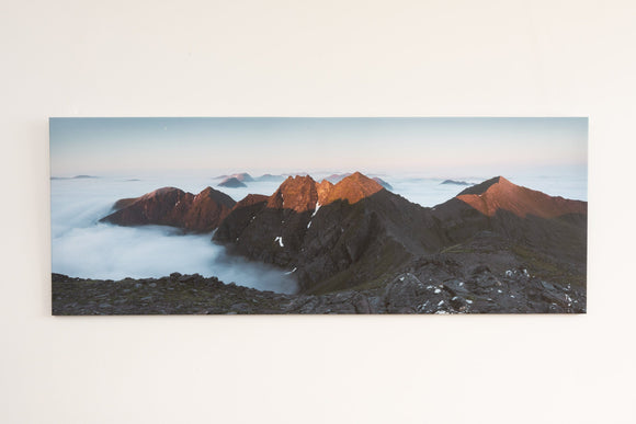 My Store Medium Framed Canvas An Teallach Sunrise