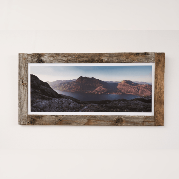 My Store Medium Framed Canvas Sunset over Loch Maree and Siloch