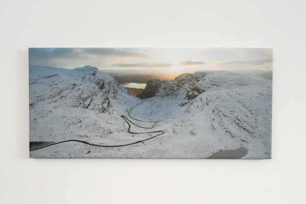 My Store Small Canvas 22"x10" The Bealach na Ba in Winter