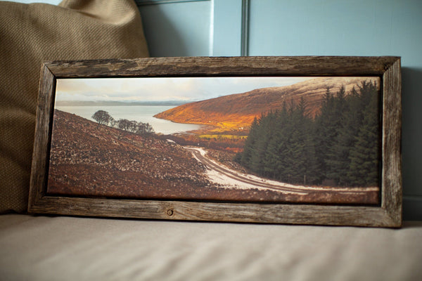 My Store Small Framed Canvas Applecross Bay From The Bealach